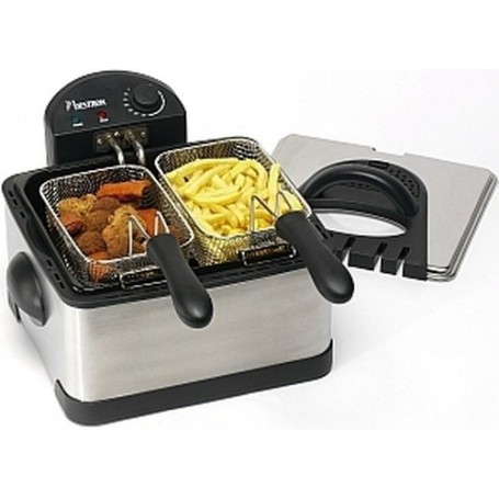 Bestron DF402B friggitrice Doppia 2000 W Argento (DF402B)