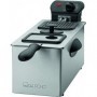 Clatronic FR 3587 Singolo 3 L Indipendente 2000 W Friggitrice Nero, Acciaio inossidabile (263685)
