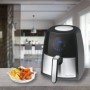 ProfiCook PC-FR 1147 H Singolo 2,5 L Indipendente 1500 W Friggitrice ad aria calda Nero, Acciaio inossidabile (501147)