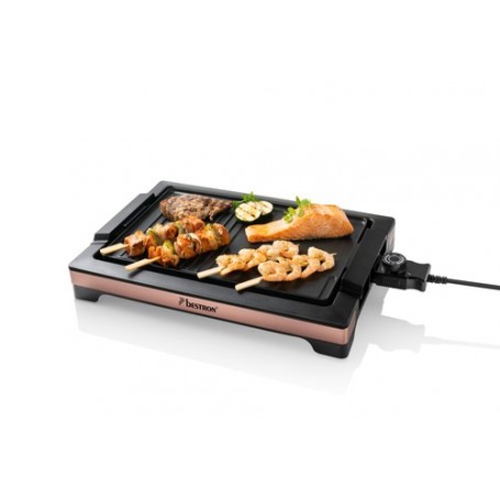 Bestron ABBQ2000CO griglia per raclette 2000 W Nero, Bronzo (ABBQ2000CO)