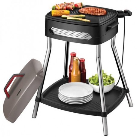 Unold 58580 barbecue per l'aperto e bistecchiera Barbecue/grill Kamado Da tavolo Elettrico Nero, Grigio, Acciaio inossid (58580)