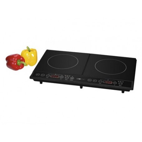 Clatronic DKI 3609 Nero Superficie piana Piano cottura a induzione 2 Fornello(i) (263703)