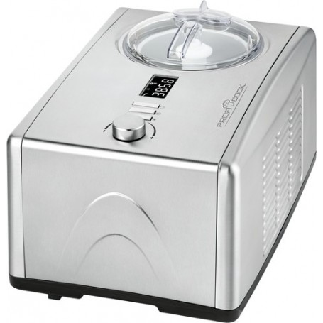 Bomann PC-ICM 1091 N Gelatiera compressore 1,5 L 150 W Acciaio inossidabile (511091)