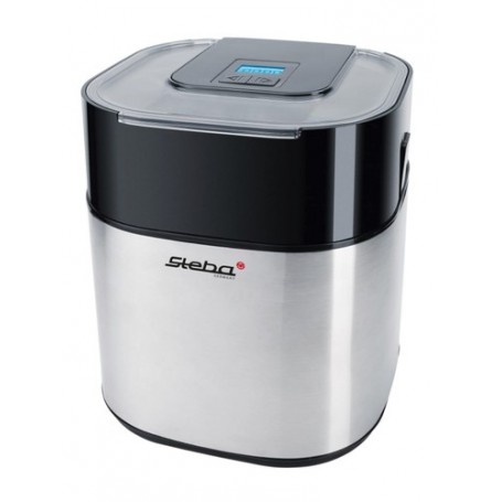 Steba IC 30 Gelatiera tradizionale 1,5 L 9,5 W Nero, Acciaio inossidabile (05 60 00)
