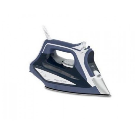 Rowenta DW5210 Ferro da stiro a secco e a vapore Acciaio inossidabile 2600 W Blu, Bianco (DW 5210)