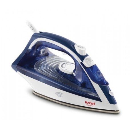 Tefal Maestro 2 FV1845E0 Ferro da stiro a secco e a vapore CeramicGlide 2300 W Blu, Bianco (FV1845)