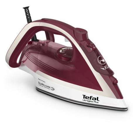 Tefal Ultimate Pure FV6810E0 ferro da stiro Ferro a vapore 2800 W Rosso, Argento (FV6810E0)