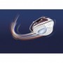 Tefal EasyGliss Plus FV5714 ferro da stiro Ferro da stiro a secco e a vapore Durilium 2400 W Bordeaux, Bianco (FV5714)