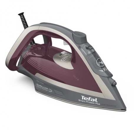Tefal Smart Protect Plus FV6870 Ferro da stiro a secco e a vapore Durilium AirGlide soleplate 2800 W Rosso (FV6870E0)