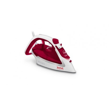 Tefal EasyGliss Plus FV5717 ferro da stiro Ferro da stiro a secco e a vapore Durilium 2400 W Rosso, Bianco (FV5717)