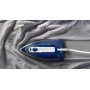 Tefal FV2838E0 ferro da stiro Ferro da stiro a secco e a vapore Cerilium soleplate 2400 W Blu, Bianco (FV2838E0)