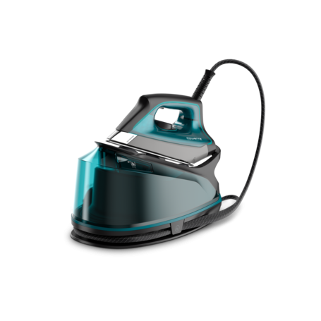 Rowenta DG7623 2200 W 1,1 L Piastra Microsteam 400 Nero, Blu (DG 7623)