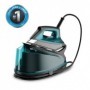 Rowenta DG7623 2200 W 1,1 L Piastra Microsteam 400 Nero, Blu (DG 7623)