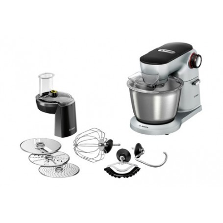 Bosch MUM9D33S11 robot da cucina 1300 W 5,5 L Nero, Argento (MUM9D33S11)