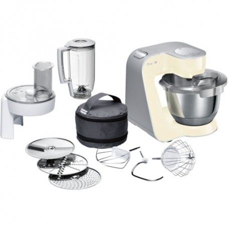 Bosch MUM58920 robot da cucina 1000 W 3,9 L Beige, Grigio, Acciaio inossidabile (MUM58920)