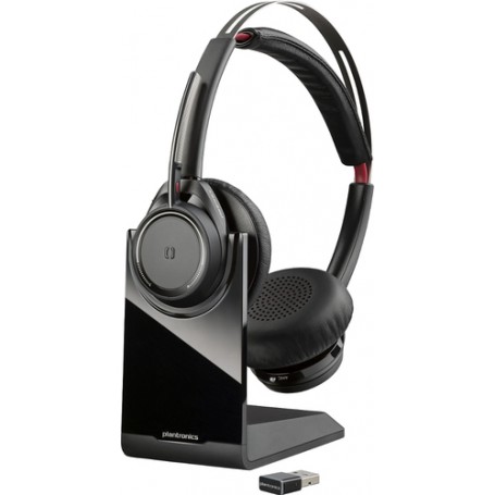 POLY Voyager Focus UC Cuffia Padiglione auricolare Bluetooth Nero (211710-101)