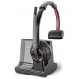 POLY W8210-M, MSFT Cuffia Padiglione auricolare Bluetooth Nero (207322-02)