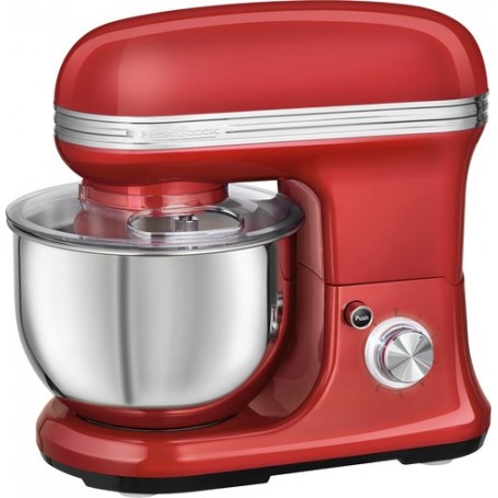 Bomann PC-KM 1197 robot da cucina 1200 W 5 L Rosso, Acciaio inossidabile (501197)