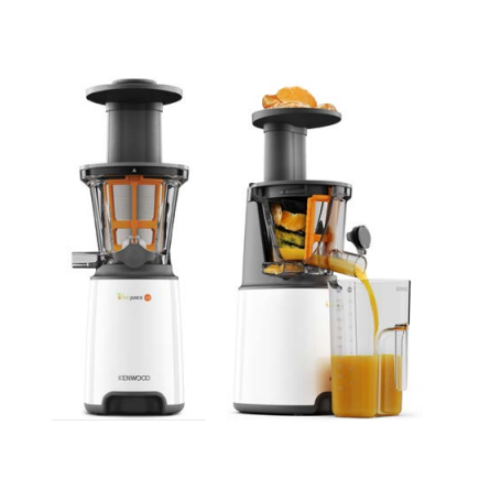 Kenwood JMP 400 WH spremiagrumi Estrattore di succo 140 W Nero, Bianco (JMP 400 WH)