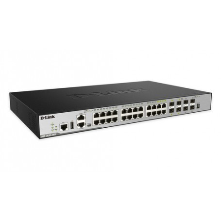 D-Link DGS-3630-28TC Gestito L3 Gigabit Ethernet (10/100/1000) 1U Nero (DGS-3630-28TC/SI)