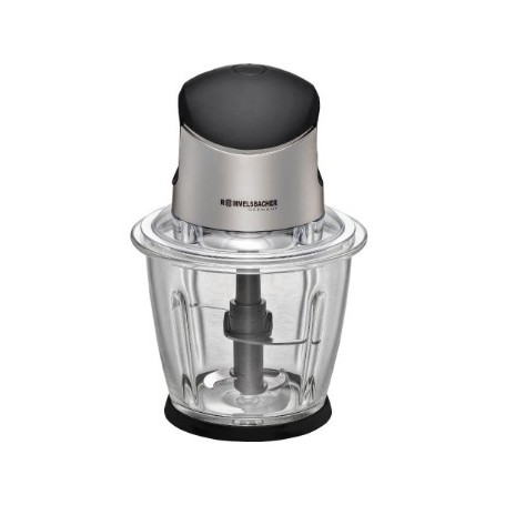 Rommelsbacher MZ 500 tritaverdure elettrico 1,5 L 500 W Nero, Acciaio inossidabile (MZ 500)