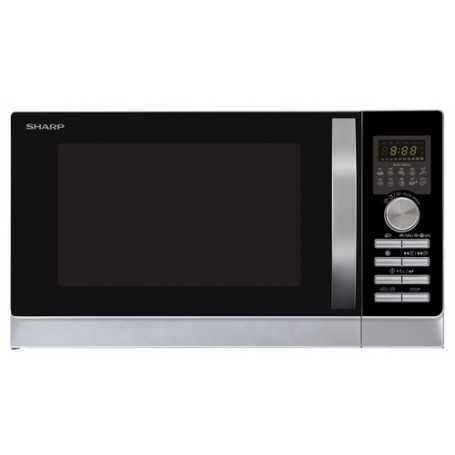 Sharp Home Appliances Microwaves Microonde combinato 25 L 900 W Argento (R-843INW)