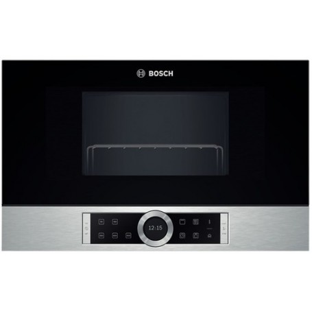 Bosch BEL634GS1 forno a microonde Da incasso 21 L 900 W Nero, Argento (BEL634GS1)