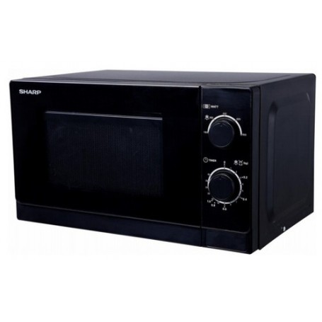 Sharp Home Appliances R-200BKW forno a microonde Superficie piana 20 L 800 W Nero (R-200BKW)