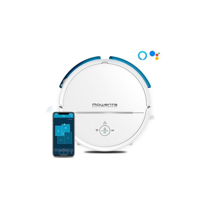 Rowenta Explorer RR7747 aspirapolvere robot 0,7 L Senza sacchetto Bianco ( RR7747WH)