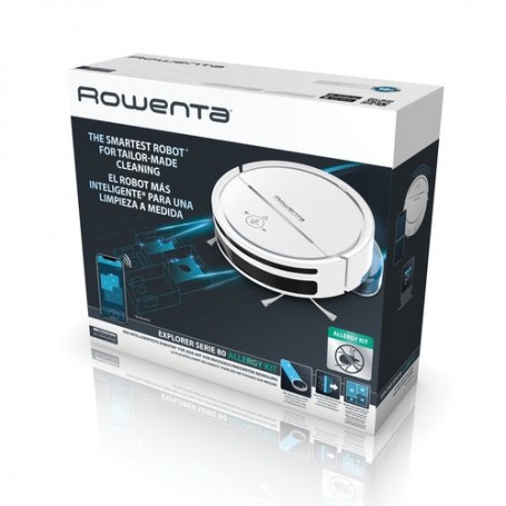 Rowenta Explorer RR7747 aspirapolvere robot 0,7 L Senza sacchetto Bianco ( RR7747WH)