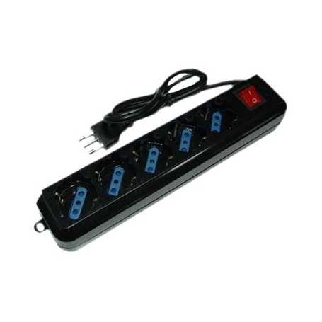 Nilox MGLP859 prolunghe e multiple 1,5 m 5 presa(e) AC Interno Nero (MGLP859)