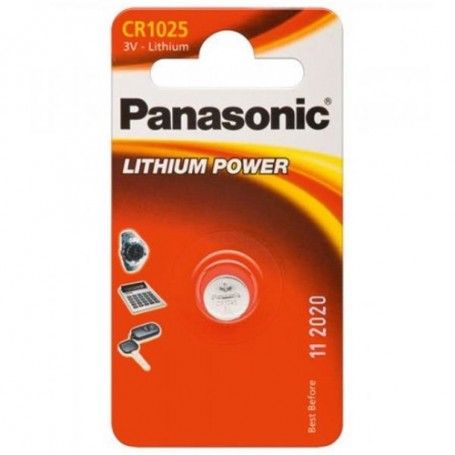 Panasonic Lithium Power Batteria monouso CR1025 Litio (C301025)