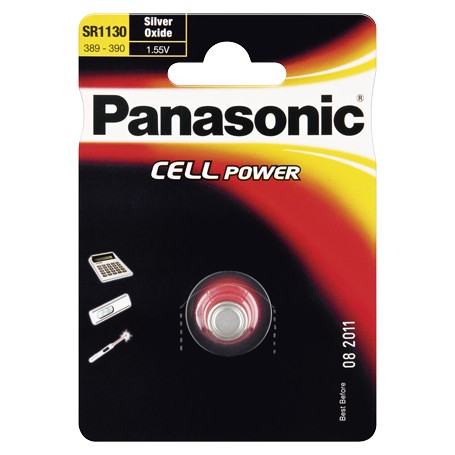 Panasonic SR54 EL/SR1130 EL 1BL Batteria monouso Ossido d'argento (S) (C301131)