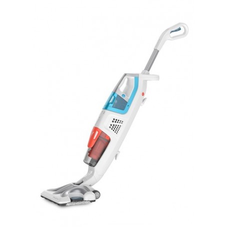 Rowenta Clean & Steam Multi RY8544WH scopa elettrica Senza sacchetto 0,5 L 1700 W Bianco, Blu (RY8544WH)