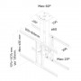 Neomounts by Newstar Supporto da soffitto per TV (PLASMA-C100D)