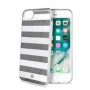 Celly STRIPES800BK custodia per cellulare 11,9 cm (4.7") Cover a guscio Nero, Bianco (STRIPES800BK)