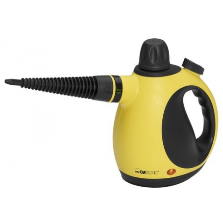 Clatronic DR 3653 Pulitore a vapore portatile 0,25 L 1050 W Nero, Giallo (263785)