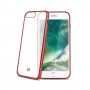 Celly Laser Matt custodia per cellulare Cover Rosso, Trasparente (LASERMATT800RD)