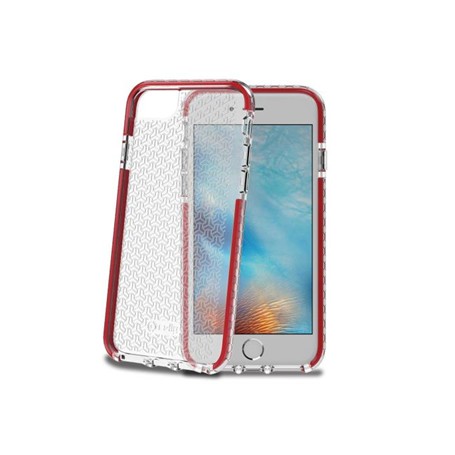 Celly HEXAGON800RD custodia per cellulare 11,9 cm (4.7") Cover Rosso (HEXAGON800RD)