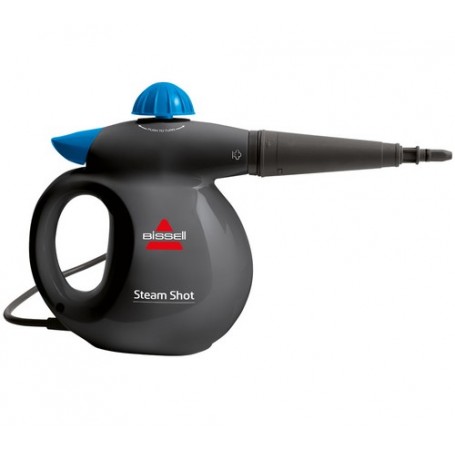 Bissell Steam Shot Pulitore a vapore portatile 0,36 L 1050 W Blu, Titanio (2635J)