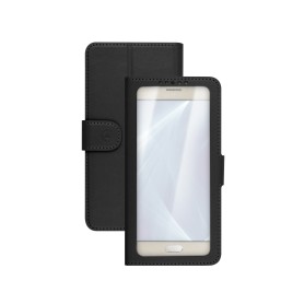 Celly Unica View custodia per cellulare 11,4 cm (4.5") Custodia a libro Nero (UNICAVIEWLBK)