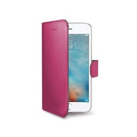 Celly Wally custodia per cellulare 11,9 cm (4.7") Custodia a libro Rosa (WALLY800PK)