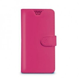 Celly Wally Unica custodia per cellulare 15,2 cm (6") Custodia a borsellino Fucsia (WALLYUNIXXXLFX)
