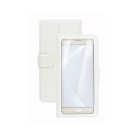 Celly Unica View custodia per cellulare 11,4 cm (4.5") Custodia a libro Bianco (UNICAVIEWLWH)