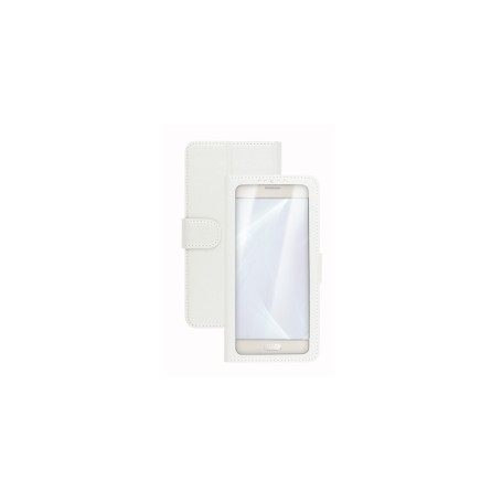 Celly Unica View custodia per cellulare 11,4 cm (4.5") Custodia a libro Bianco (UNICAVIEWLWH)