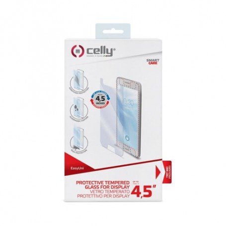 Celly EASYUNI45 protezione per schermo Pellicola proteggischermo trasparente Universale 1 pz (EASYUNI45)