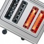 Bosch TAT7S45 tostapane 4 fetta/e 1800 W Nero, Acciaio inossidabile (TAT7S45)