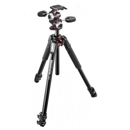 Manfrotto MK055XPRO3-3W treppiede Fotocamere digitali/film 3 gamba/gambe Nero (MK055XPRO3-3W)