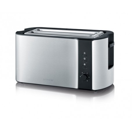 Severin AT 2590 tostapane 2 fetta/e 1400 W Nero, Argento (AT 2590)
