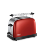 Russell Hobbs 23330-56 tostapane 2 fetta/e Nero, Rosso, Acciaio inossidabile (23330-56)